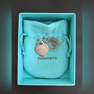 Tiffany & Co. Silver Heart Necklace
